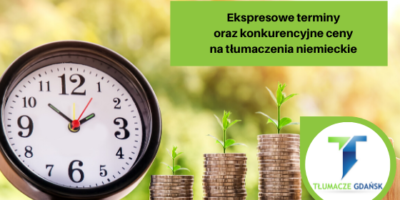 Ekspresowe tłumaczenia niemieckie w Gdańsku